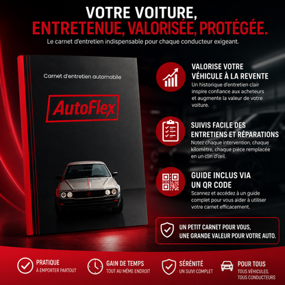 Carnet d'entretien automobile - AutoFlex
