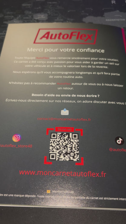 Carnet d'entretien automobile - AutoFlex